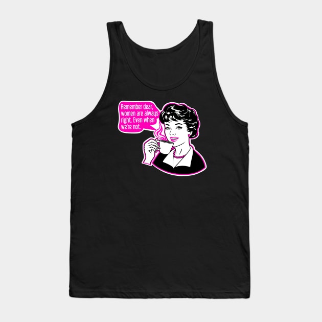 Girls are always right Tank Top by TimAddisonArt